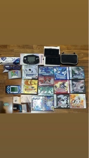 ゲームボーイアドバンスブラック他ポケモンシリーズなど全64点まとめ売り