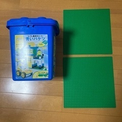 LEGO レゴ　ブロック　青いバケツ　7615他