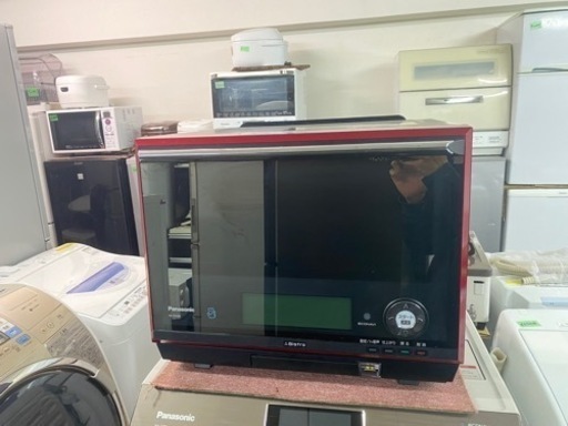 値下げ　配送可能　保証付き　パナソニック Panasonic NE-R3500-RK [スチームオーブンレンジ （30L） ルージュブラック Bistro（ビストロ） ECONAVI（エコナビ）]