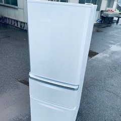 ♦️三菱ノンフロン冷凍冷蔵庫 【2018年】MR-C34D-W