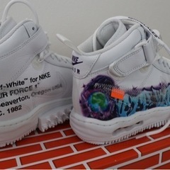 26cm靴/バッグ 靴 スニーカーOff-White × Nike Air Force 1 Mid \
