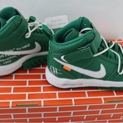 26cm靴/バッグ 靴 スニーカーOff-White × Nike Air Force 1 Mid SP LTHR \