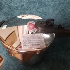 パール金属　5.5L　ステンレス　圧力鍋　中古品