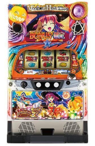 【美品】マジカルハロウィン5 マジハロ5 KPE マジハロ 家スロ 実機 スロット パチスロ パチンコ 金カボ カボチャンス まじかるちゃんす アリス ローズ 堀江由衣 かぼちゃ