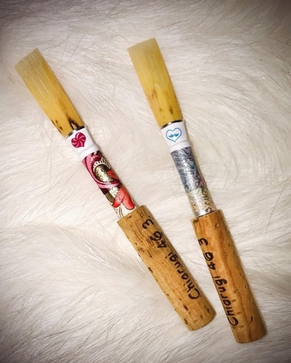 本日限定！Instagramで世界唯一！初心者の方に…／オーボエデコリード新品２本〜安心の薄めソフト#オーボエリード