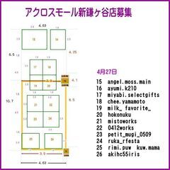 出店募集　アクロスモール新鎌ヶ谷店　4月27日　28日 - ワークショップ