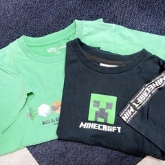 【古】130半袖マイクラTシャツ×2枚セット