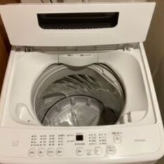 【ネット決済】【先着順】使用1年未満　1人暮らし用洗濯機