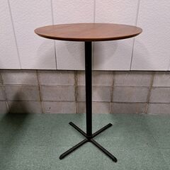 あずま工芸 カウンターテーブル バーテーブル カフェ 丸テーブル...