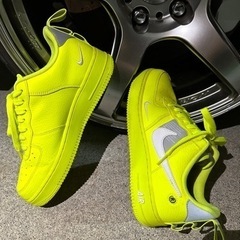 エアフォース1  AF1 蛍光イエロー　ナイキ　ウサインボルト エアフォース1 AF1 蛍光イエロー ナイキ ウサインボルト