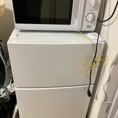 【人気。一時停止】家電 キッチン家電 電子レンジ 冷蔵庫 単身用セット