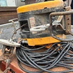 ▼RYOBI リョービ ウインチ WI-125 動作OK 耐荷重130kg 揚程20m