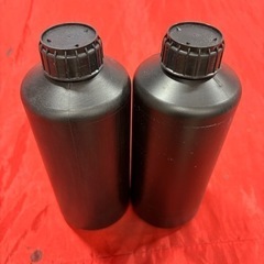 遮光ボトル　1リットル　1L UVインク用　空ボトル　10本　黒