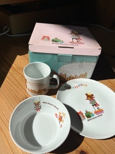 くまの学校食器 プレート