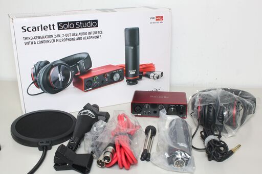 【美品】Focusrite/Scarlett Solo Studio Pack 3rdGen/オーディオインターフェイス ④