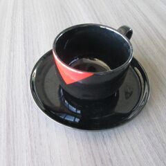 コーヒー、ティーカップセット（黒）