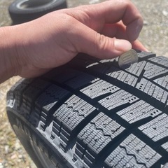 165/65 R14 79Qアルミ付きスタッドレスタイヤ4本 アルミホイール