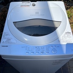 東芝5kg洗濯機2019 清掃済み