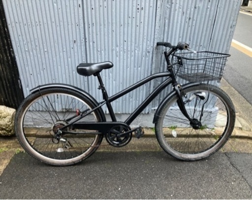 太いタイヤの自転車