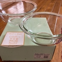 【未使用品】パイレックスボウル(中・小2個セット)