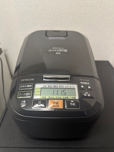 日立 IHジャー炊飯器 RZ-TS105M 圧力＆スチーム ふっくら御膳 2022年製