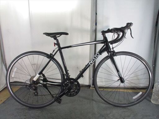 Ｄ418　★37800円★整備済み スポーツ中古自転車 【ロードバイク　NESTO　黒　50ｃｍ】
