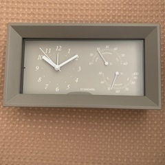 室温度付き置き時計　