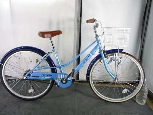 Ｄ421　★9800円★整備済み 中古子供自転車　アサヒ 【24インチ　ブルー 】
