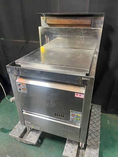 ★タニコー 角型うどん釜 1槽式 58L 2015年製 TKU-60 都市ガス用★