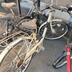 白い自転車 (取り引き中)