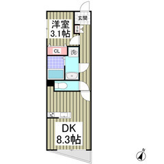 🔥入居総額38.5万円🔥1DK🔥東急東横線/多摩川駅 歩7分✨東京都 大田区 田園調布✨  - 大田区