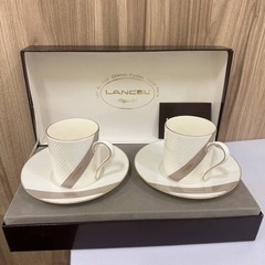 ★1円~★未使用品 LANCEL ランセル ペアコーヒー カップ...