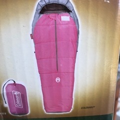 Coleman キッズ用スリーピングバッグ、寝袋ピンク