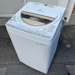 TOSHIBA 東芝 電気洗濯機 AW-6G2 2015年製