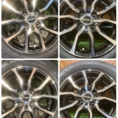 175/70R14🌈🌈タイヤアルミ4本セット‼️TOYOタイヤ、14×5.5J.ET38.4H×100.🉐🉐リピーター様割引有り🉐🉐