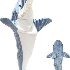【未使用】SNSで流行のサメ着ぐるみパジャマ２XL