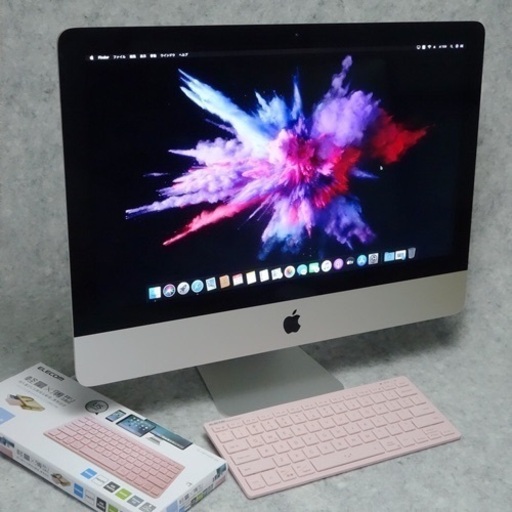 値下げ断行 !! iMac (21.5-inch, Late 2013) 液晶は焼け無しの完璧ディスプレイの完動品で美品 !