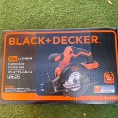 black decker丸ノコ　バッテリー付き