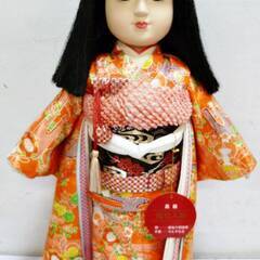 高級　市松人形　日本人形　着物　和装　和人形　和風　レトロ　置物...