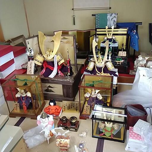 閉店セール中　節句人形いろいろまとめて　　高砂人形結納小物部品などもあります。