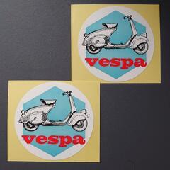 vespa ステッカー 