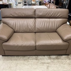 愛品館 江戸川店 ソファ】Chateau d'Ax（シャトーダックス）本革2P