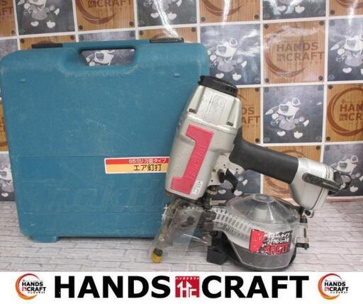 マキタ　makita　AN611　常圧釘打ち機　中古品　ケース(角割れ有)付き　【ハンズクラフト宜野湾店】