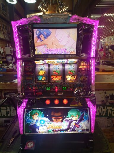 【愛品倶楽部柏店】赤ROM サミー 快盗天使ツインエンジェル3 5号機 RT スロット実機