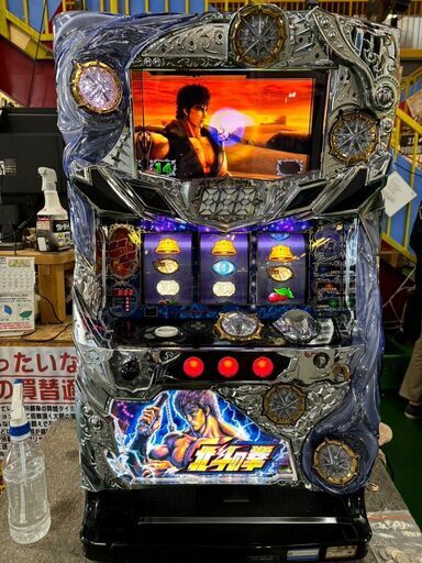 【愛品倶楽部柏店】サミー パチスロ北斗の拳 強敵 スロット 5号機 AT スロット実機