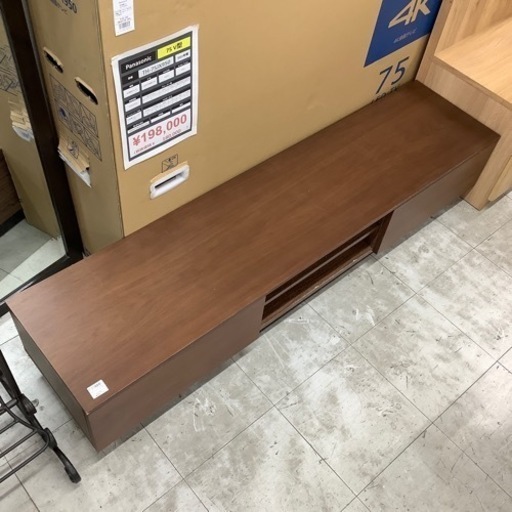 テレビボード　ニトリ　引き出し付　レシェンテ　ブラウン