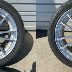 【札幌】★値下げしました★　レイズ　GRAM LIGHTS　17×7J　100　215/45R17　TOYO夏タイヤ　レガシィ、スバル車など