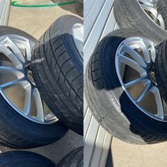 【札幌】★値下げしました★　レイズ　GRAM LIGHTS　17×7J　100　215/45R17　TOYO夏タイヤ　レガシィ、スバル車など