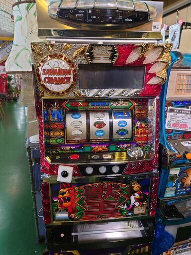 【愛品倶楽部柏店】サミー 獣王 王者の帰還スロット実機 5号機  AT スロット実機