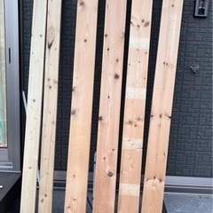 2×6材　木材　約2m33cmくらい　4本